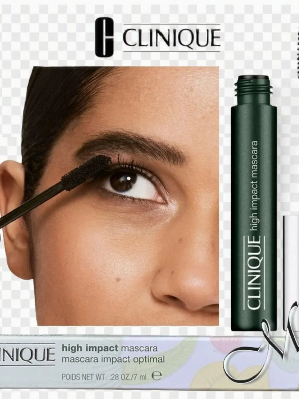 Clinique High Impact Optimal Mascara ~ 02 Black/Brown 7ml NIB